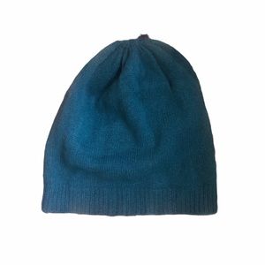 14th & Union Teal Cashmere Beanie Hat